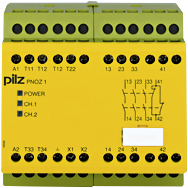 Реле безопасности PNOZ X – E-STOP, защитная дверь, световая решетка - PNOZ 1 24VAC 3n/o 1n/c - 775600
