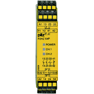 Реле безопасности PNOZX – Контроль двуручного управления - P2HZ X4P C 24VDC 3n/o 1n/c - 787355