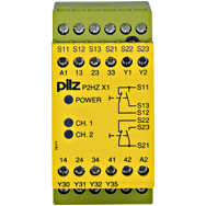 Реле безопасности PNOZX – Контроль двуручного управления - P2HZ X1 26VDC 3n/o 1n/c - 774341
