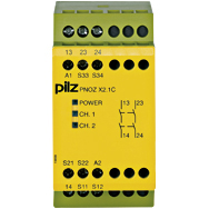 Реле безопасности PNOZ X – E-STOP, защитная дверь, световая решетка - PNOZ X2.1C 24VAC/DC 2n/o - 774305