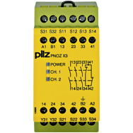 Реле безопасности PNOZ X – E-STOP, защитная дверь, световая решетка - PNOZ X3 42VAC 24VDC 3n/o 1n/c 1so - 774311