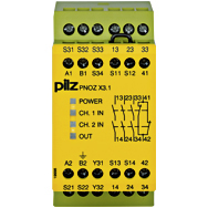 Реле безопасности PNOZ X – E-STOP, защитная дверь, световая решетка - PNOZ X3.1 240VAC 24VDC 3n/o 1n/c 1so - 774322