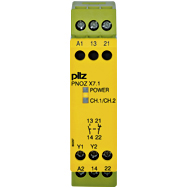 Реле безопасности PNOZ X – E-STOP, защитная дверь, световая решетка - PNOZ X7.1 24VAC/DC 1n/o 1n/c - 774051