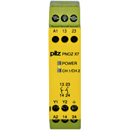 Реле безопасности PNOZ X – E-STOP, защитная дверь, световая решетка - PNOZ X7 110VAC 2n/o - 774053