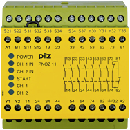 Реле безопасности PNOZ X – E-STOP, защитная дверь, световая решетка - PNOZ 11 110-120VAC 24VDC 7n/o 1n/c - 774085