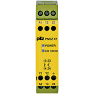 Реле безопасности PNOZ X – E-STOP, защитная дверь, световая решетка - PNOZ X7 240VAC 2n/o - 774057