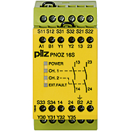 Реле безопасности PNOZX – Сенсорные коврики - PNOZ 16S 115VAC 24VDC 2n/o 2so - 774074
