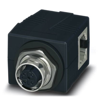 Проходной компонент для электротехнического шкафа - VS-BH-M12FSD-RJ45/90 - 1657261
