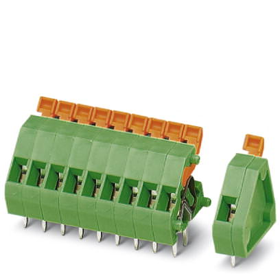 Клеммные блоки для печатного монтажа - ZFKDSA 1-W-3,81-10 - 1747957