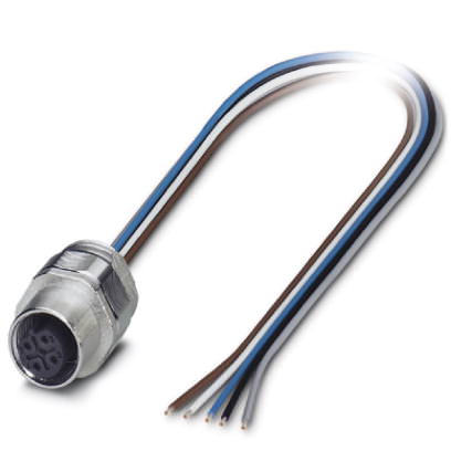 Встраиваемые разъемы - SACC-EC-M12FSB-5CON-PG9/0,5 - 1515044