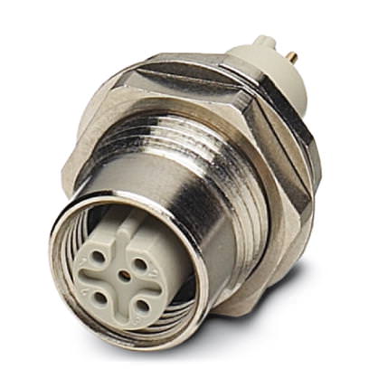 Встраиваемые разъемы - SACC-DSIV-M12FSB-5CON-L180-SI - 1528196