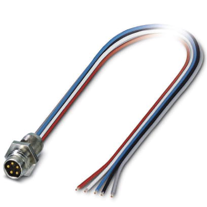 Встраиваемые разъемы - SACC-E-M 8MS-5CON-M 8/0,5 DN - 1440119