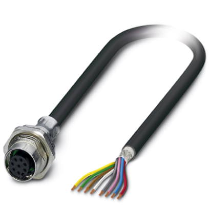 Встраиваемые разъемы - SACCBP-FS-8CON-M16/1,0-PUR SCO - 1419357