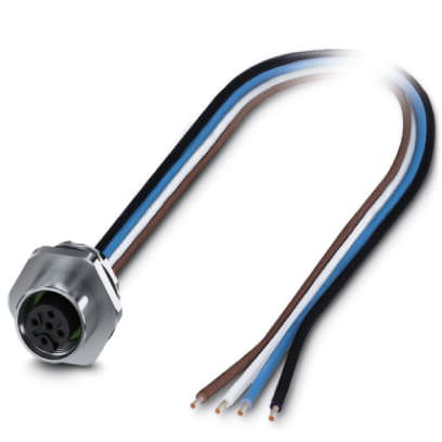 Встраиваемые разъемы - SACC-E-M12FS-5P-M16XL/0,5 - 1411571