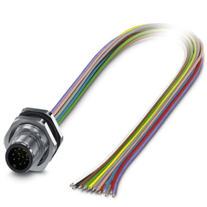 Встраиваемые разъемы - SACC-DSI-M12MS-8P-M16XL/0,5 - 1411595
