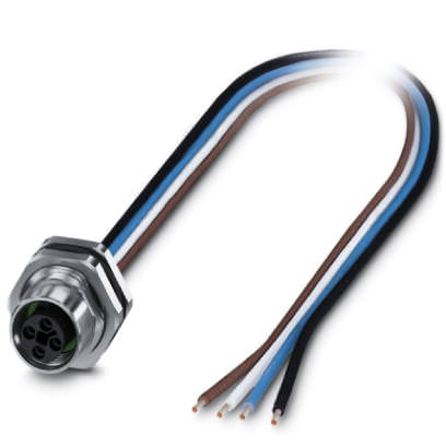 Встраиваемые разъемы - SACC-DSI-M12FST-4P-M16XL/0,5 - 1411599