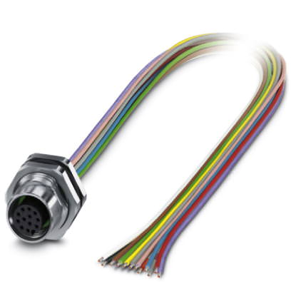 Встраиваемые разъемы - SACC-DSI-M12FS-8P-M16XL/0,5 - 1411588
