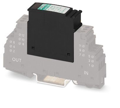 Штекерный модуль для защиты от перенапр-й - PT 2X2-HF-24 DC-ST - 2839729