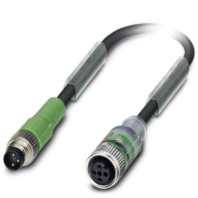 Кабель для датчика / исполнительного элемента - SAC-3P-M 8MS-M12FS-2L/.../... - 1514197