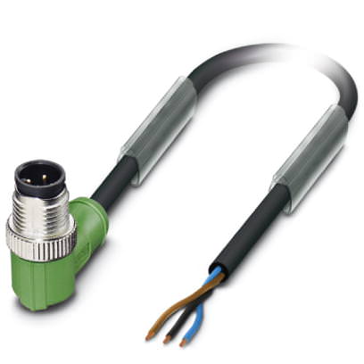 Кабель для датчика / исполнительного элемента - SAC-3P-M12MR/10,0-PUR - 1694444