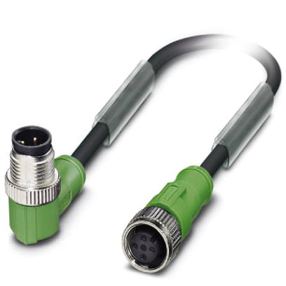 Кабель для датчика / исполнительного элемента - SAC-3P-M12MR-M12FS B/.../... - 1696811