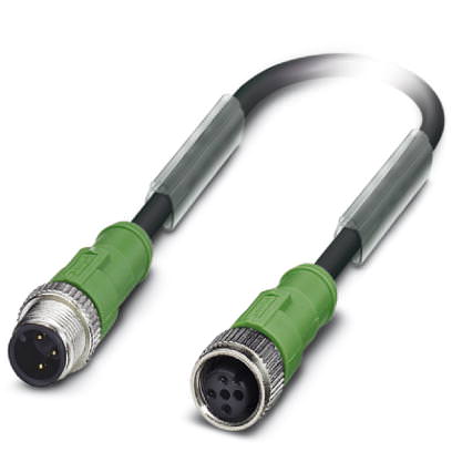 Кабель для датчика / исполнительного элемента - SAC-3P-M12MS-M12FS/.../... - 1696756