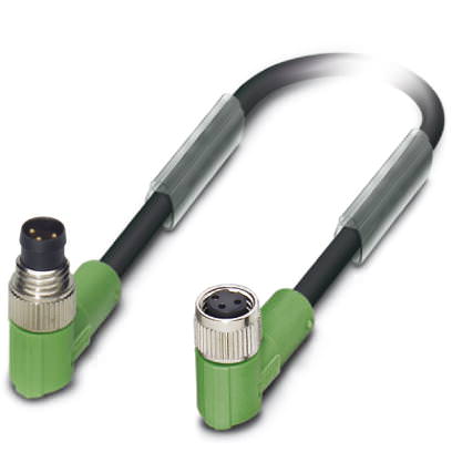 Кабель для датчика / исполнительного элемента - SAC-3P-M 8MR/ 0,6-PUR/M 8FR - 1682074