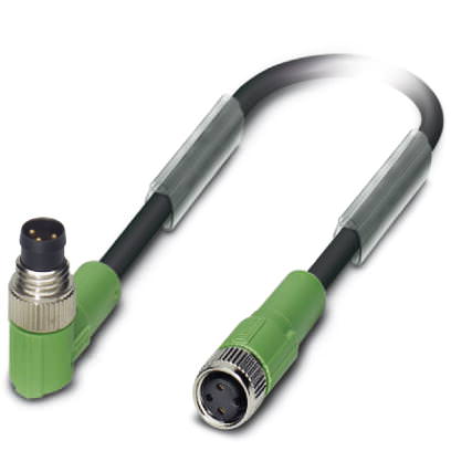 Кабель для датчика / исполнительного элемента - SAC-3P-M 8MR/0,6-PUR/M 8FS - 1682032