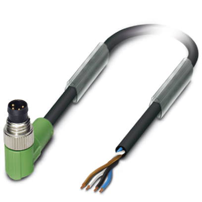 Кабель для датчика / исполнительного элемента - SAC-4P-M 8MR/3,0-PUR - 1681826