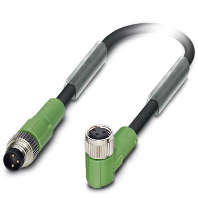 Кабель для датчика / исполнительного элемента - SAC-3P-M 8MS/0,6-PUR/M 8FR - 1681952