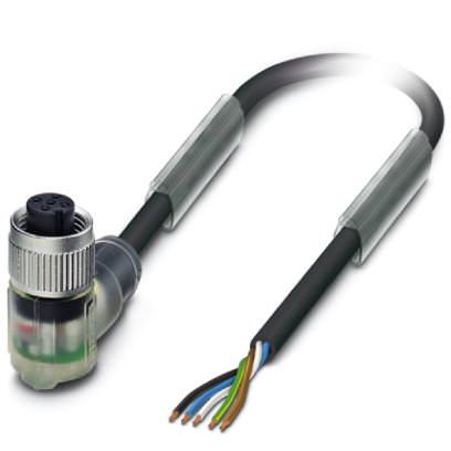 Кабель для датчика / исполнительного элемента - SAC-5P- 5,0-PUR/M12FR-3L - 1669903