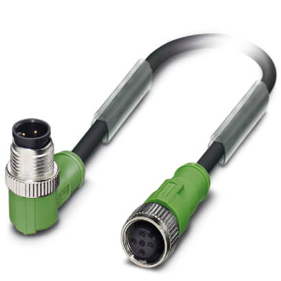 Кабель для датчика / исполнительного элемента - SAC-4P-M12MR/1,5-PUR/M12FS - 1668616