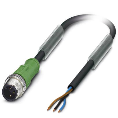 Кабель для датчика / исполнительного элемента - SAC-3P-M12MS/5,0-PUR - 1668030
