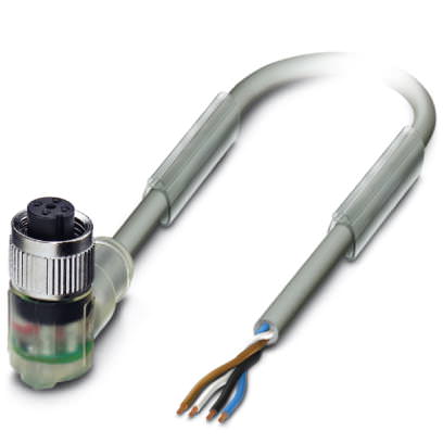 Кабель для датчика / исполнительного элемента - SAC-4P- 5,0-800/M12FR-3L - 1567351