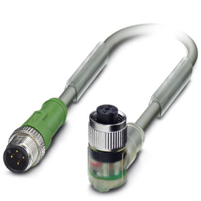 Кабель для датчика / исполнительного элемента - SAC-4P-M12MS/1,5-800/M12FR-3L - 1567199