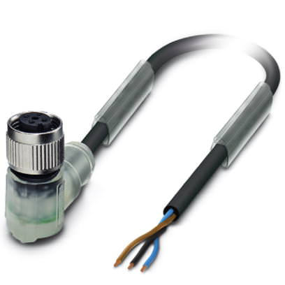 Кабель для датчика / исполнительного элемента - SAC-3P-FR-2L B SCO/.../... - 1542088