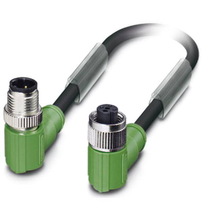 Кабель для датчика / исполнительного элемента - SAC-3P-M12MR-M12FR SH/.../... - 1536078