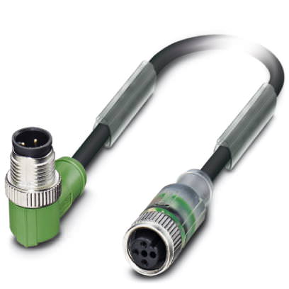 Кабель для датчика / исполнительного элемента - SAC-3P-M12MR-M12FS-2L/.../... - 1524763