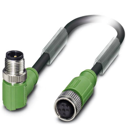 Кабель для датчика / исполнительного элемента - SAC-5P-M12MR-M12FS SH/.../... - 1536146