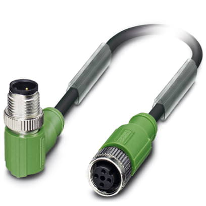 Кабель для датчика / исполнительного элемента - SAC-4P-M12MR-M12FS SH/.../... - 1536104