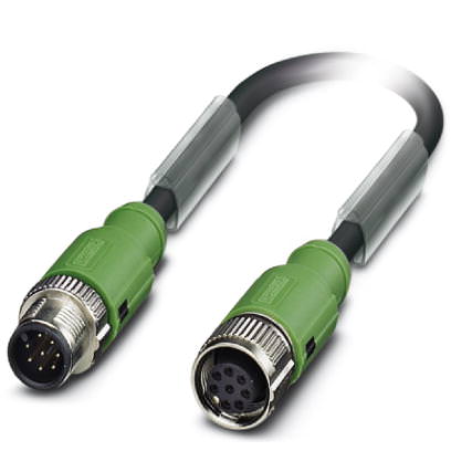 Кабель для датчика / исполнительного элемента - SAC-8P-MS-FS SH SCO/.../... - 1523926