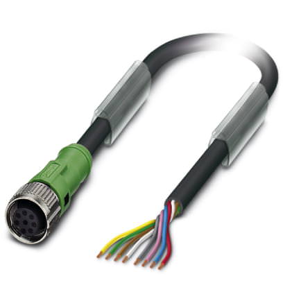 Кабель для датчика / исполнительного элемента - SAC-8P-FS SCO/.../... - 1523667