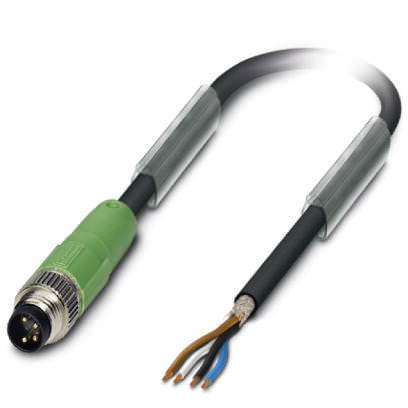 Кабель для датчика / исполнительного элемента - SAC-4P-M 8MS SH/.../... - 1521850