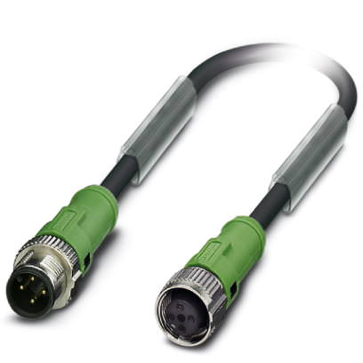 Кабель для датчика / исполнительного элемента - SAC-4P-MS/ 3,0-PUR/FS SCO - 1518915