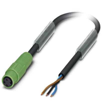 Кабель для датчика / исполнительного элемента - SAC-3P- 5,0-PUR/M 8SIFS - 1519875