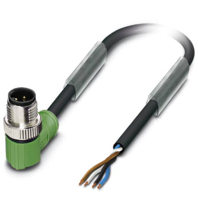 Кабель для датчика / исполнительного элемента - SAC-4P-MR/10,0-PUR SCO - 1518876