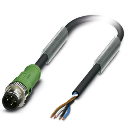 Кабель для датчика / исполнительного элемента - SAC-4P-MS/10,0-PUR SCO - 1518834
