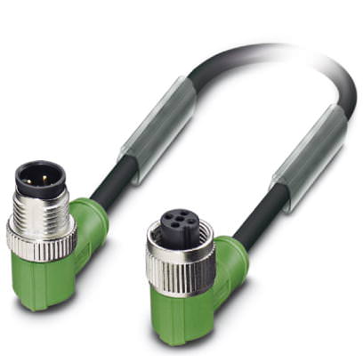 Кабель для датчика / исполнительного элемента - SAC-3P-M12MR-M12FR/.../... - 1513318