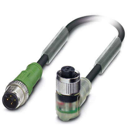 Кабель для датчика / исполнительного элемента - SAC-4P-M12MS-M12FR-2L/.../... - 1507829
