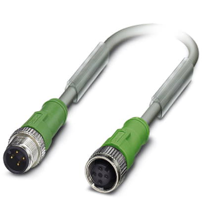 Кабель для датчика / исполнительного элемента - SAC-4P-M12MS/ 0,3-800/M12FS - 1457050